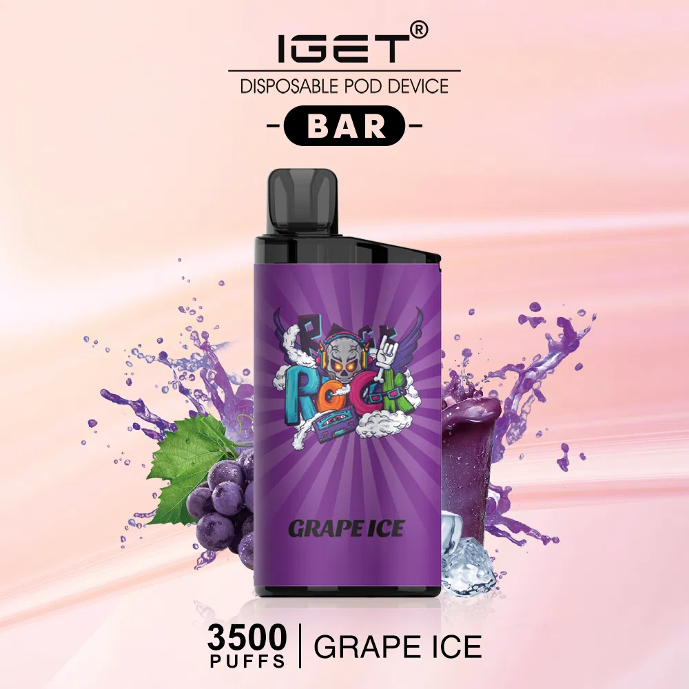 IGET Bar 3500 Puff Grape Ice Disposable Vape Wholesale Australia - Buy IGET Bar 3500 Puff Grape Ice Disposable Vape Bulk