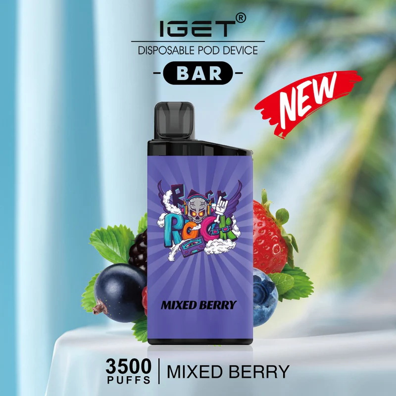IGET Bar 3500 Puff Mixed Berry Disposable Vape Wholesale Australia - Buy IGET Bar 3500 Puff Mixed Berry Disposable Vape Bulk