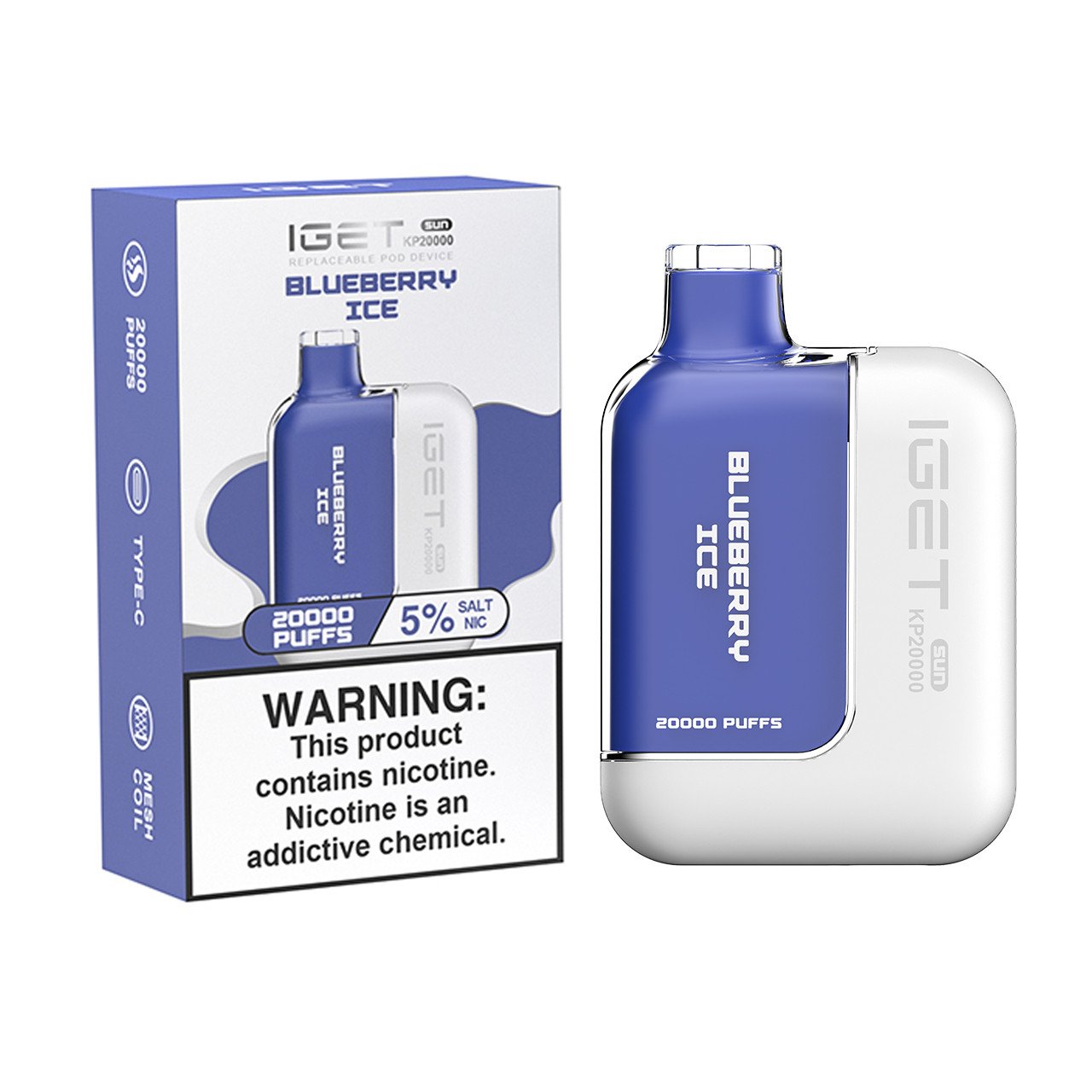 Blueberry Raspberry – IGET Sun KP20000